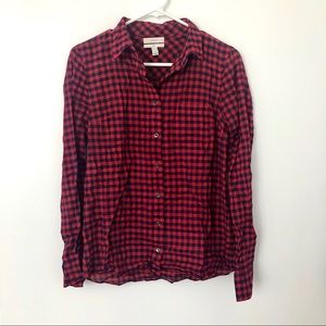 J.Crew Classic Buffalo Check Boy Shirt